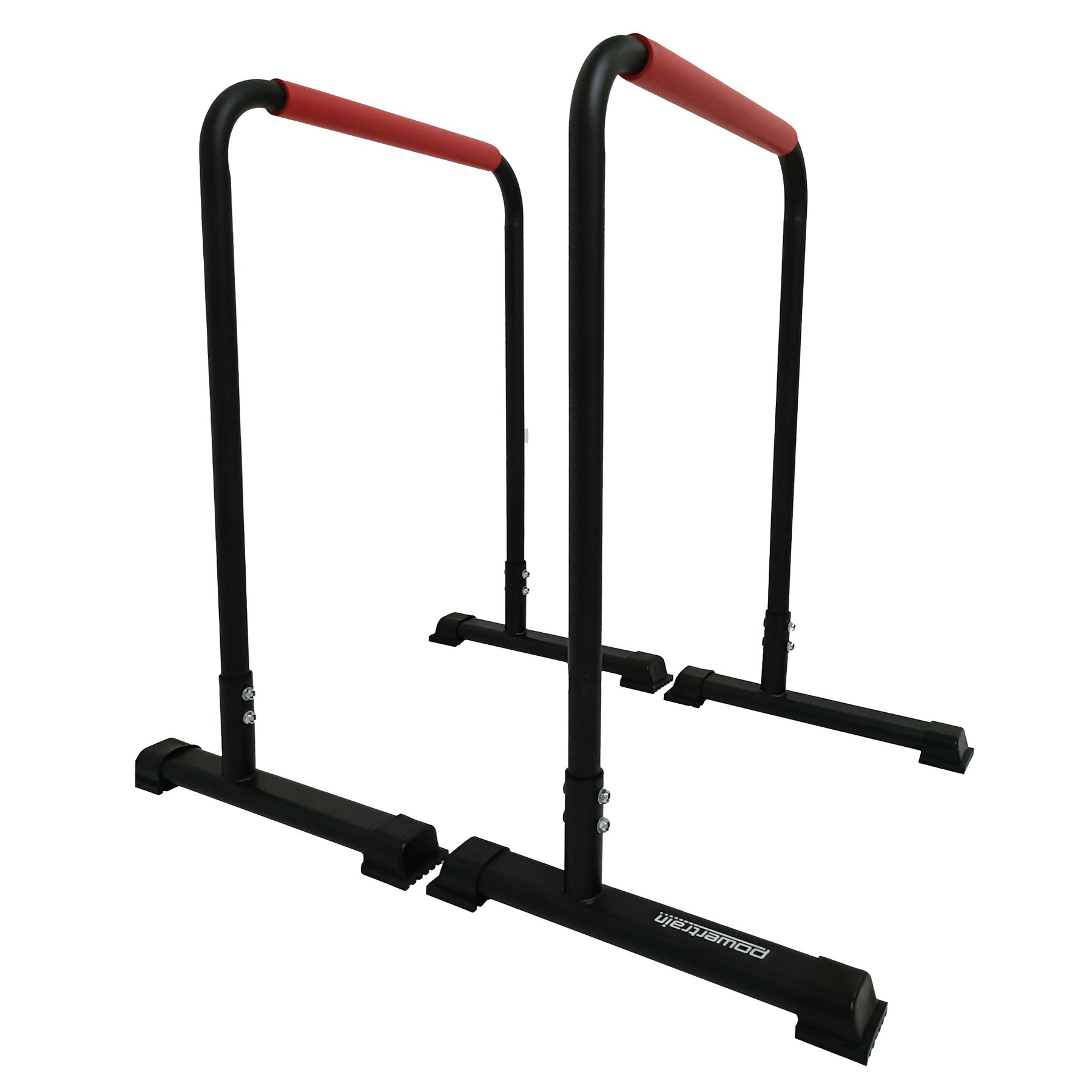 Powertrain Dip Bars Pair 200kg Capacity with Rubberised Handles & Non-Slip Feet - SuperSaverAU - view 9
