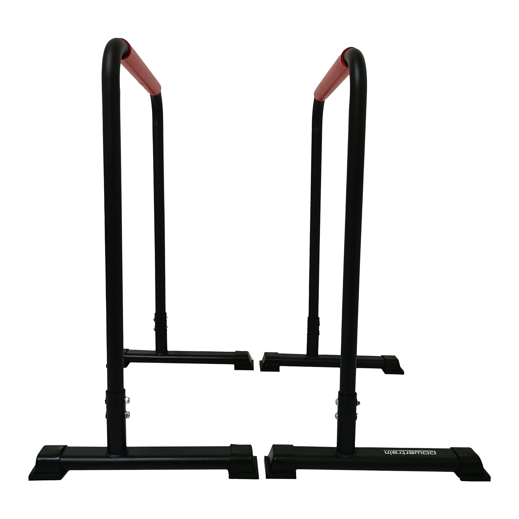 Powertrain Dip Bars Pair 200kg Capacity with Rubberised Handles & Non-Slip Feet - SuperSaverAU - view 10