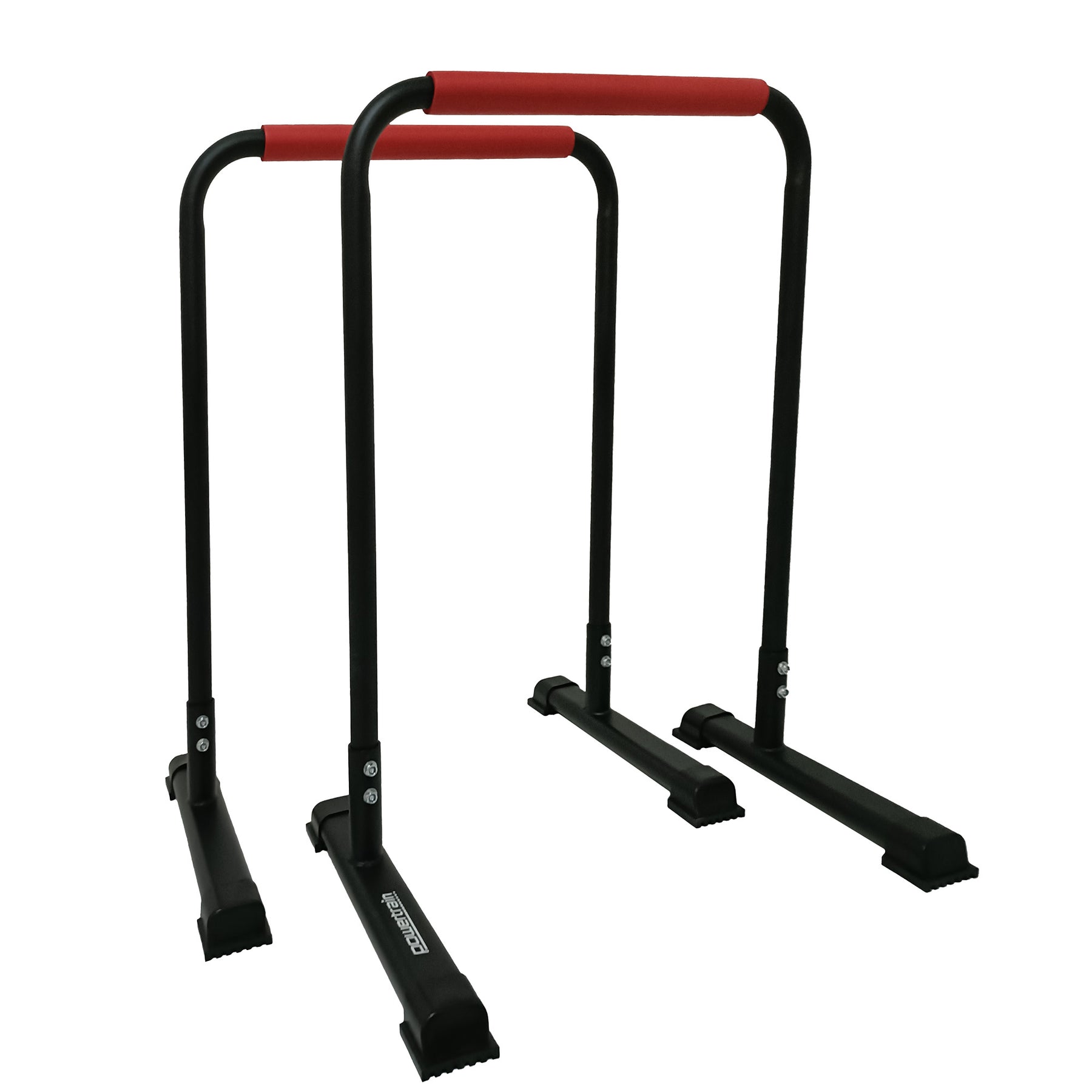 Powertrain Dip Bars Pair 200kg Capacity with Rubberised Handles & Non-Slip Feet - SuperSaverAU - view 11