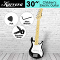 Karrera 30in Children's Electric Guitar - Black