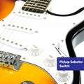 Karrera 39in Full Size Electric Guitar - Sunburst