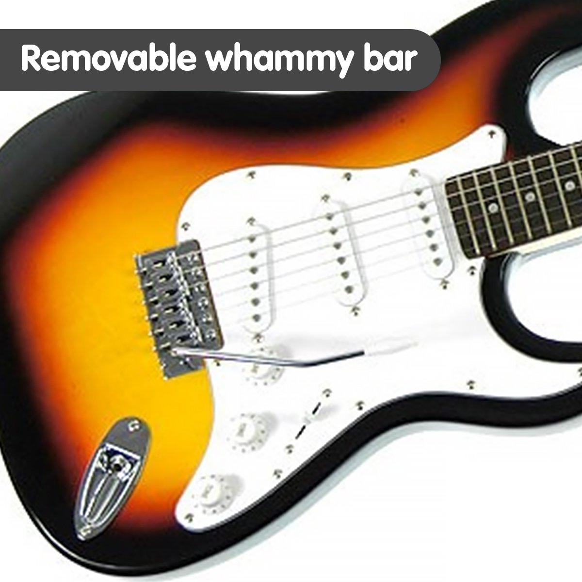 Karrera 39in Full Size Electric Guitar - Sunburst
