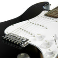 Karrera 39in Full Size Electric Guitar - Black