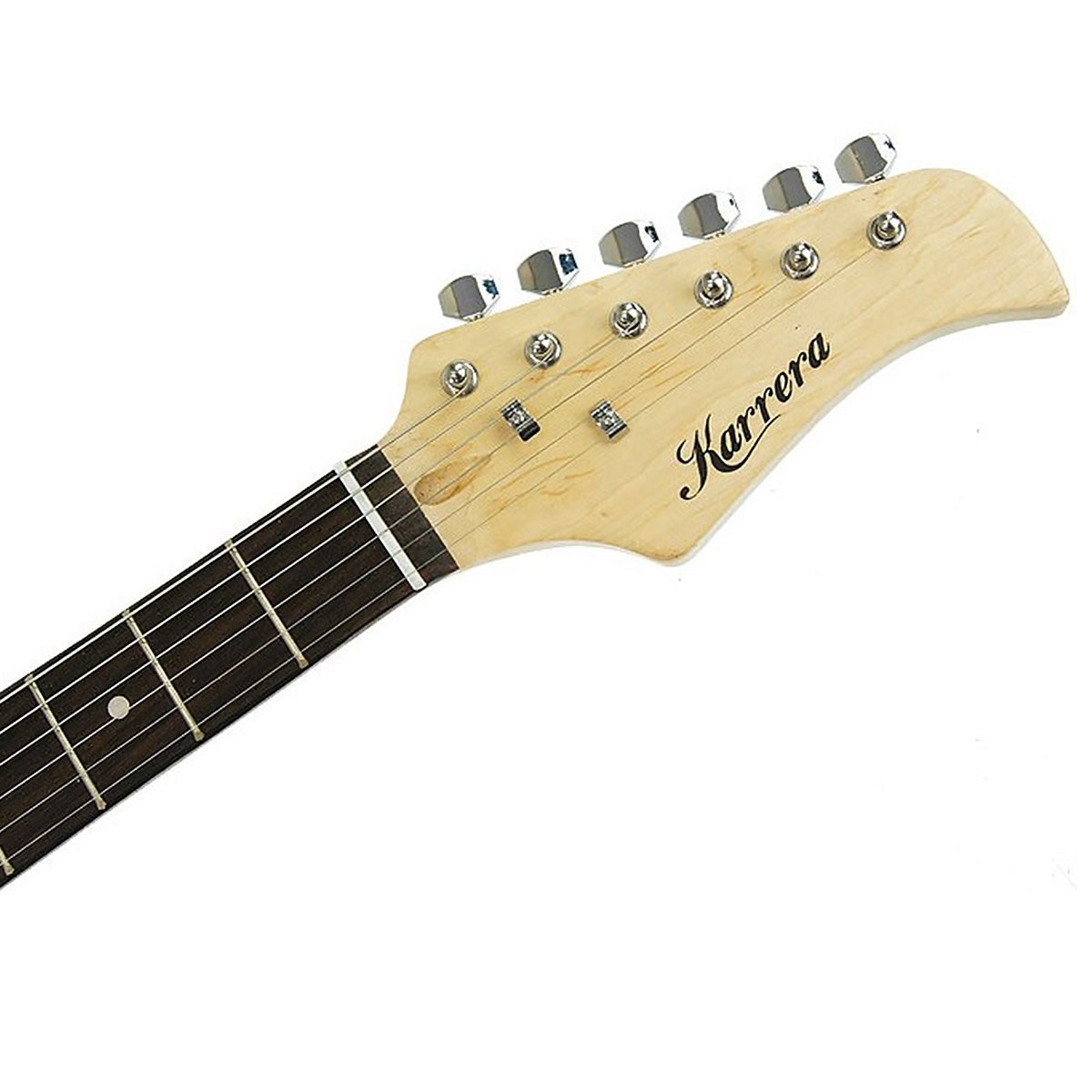 Karrera 39in Full Size Electric Guitar - Red