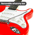 Karrera 39in Full Size Electric Guitar - Red