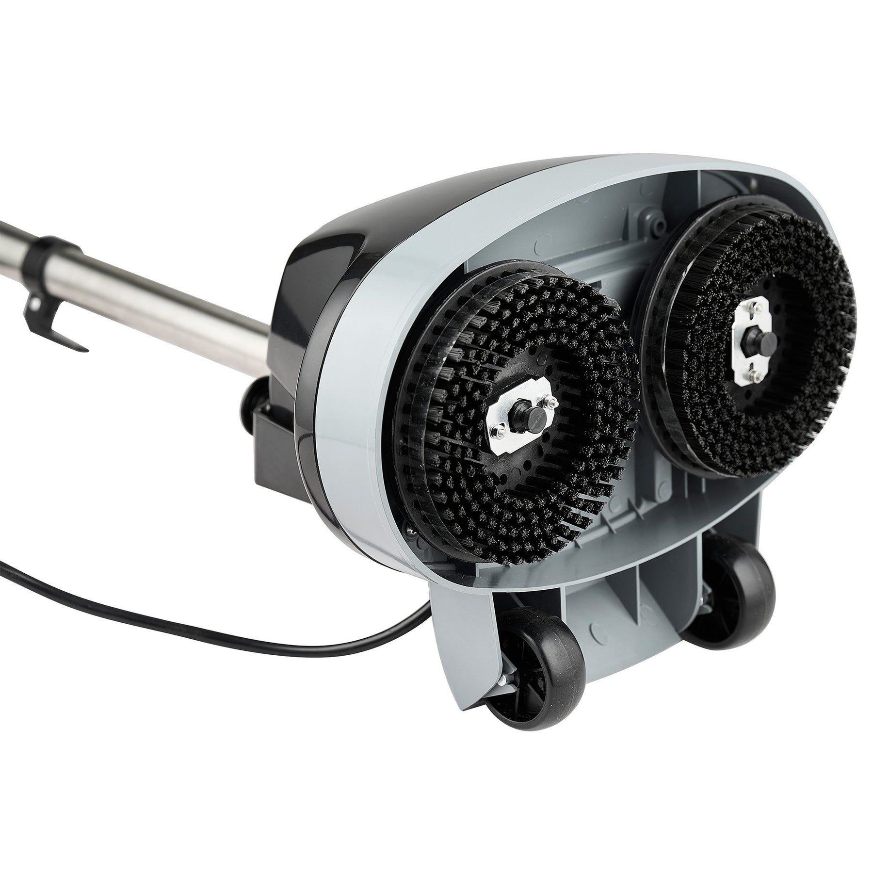 Hauskeeper Electric Floor Polisher 240V 6m Cord Twin Brushes Compact Black - SuperSaverAU - view 4