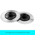 Pronti Electric Meat Slicer - Adjustable Thickness, 2 Stainless Steel Blades, 190mm - SuperSaverAU - view 4