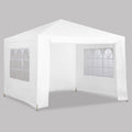 Wallaroo 3x3m Outdoor Party Wedding Gazebo Tent - White, Water & UV Resistant - SuperSaverAU - view 1