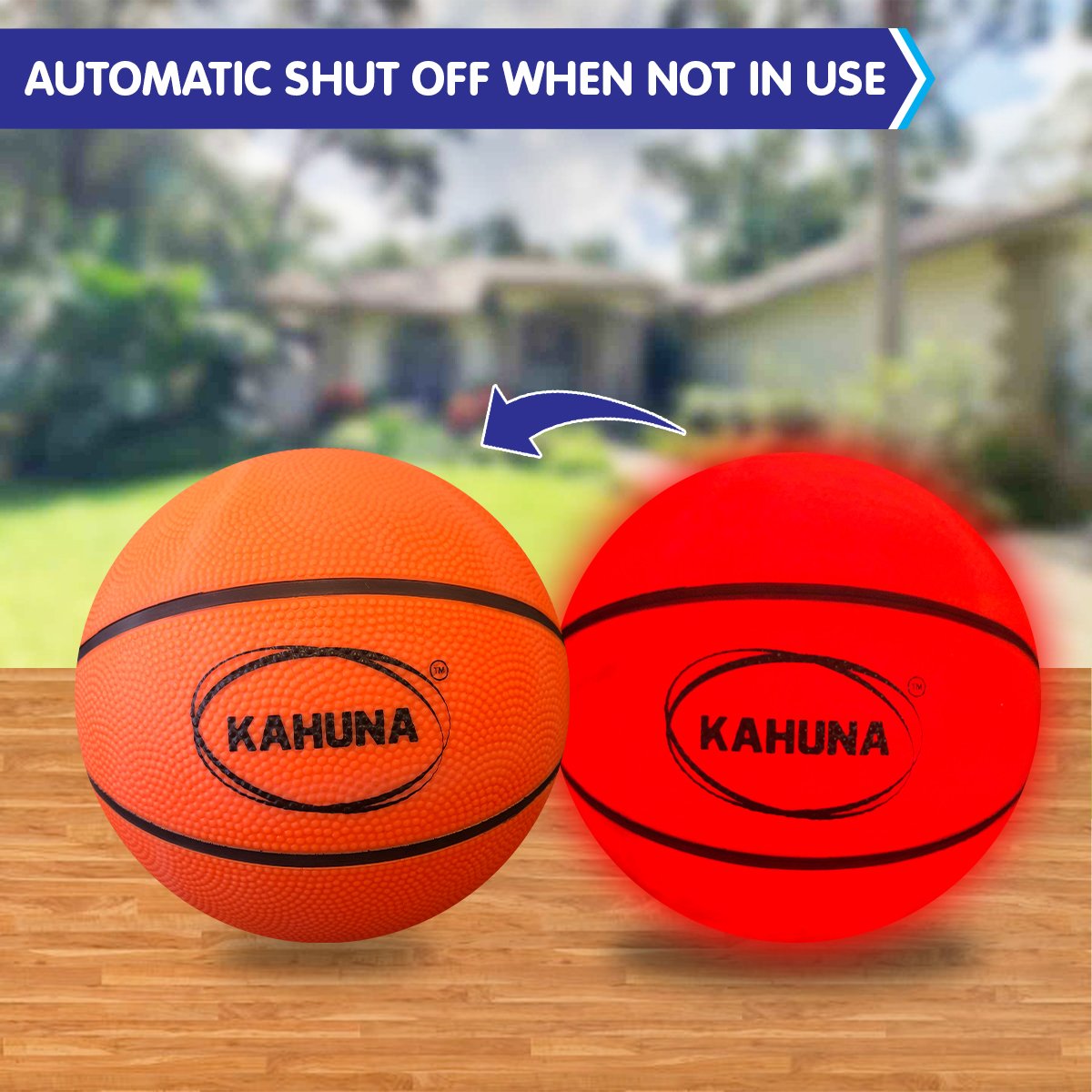 Kahuna Light-Up Glow Basketball - Size 3 Mini, LED, Glow in the Dark - SuperSaverAU - view 7