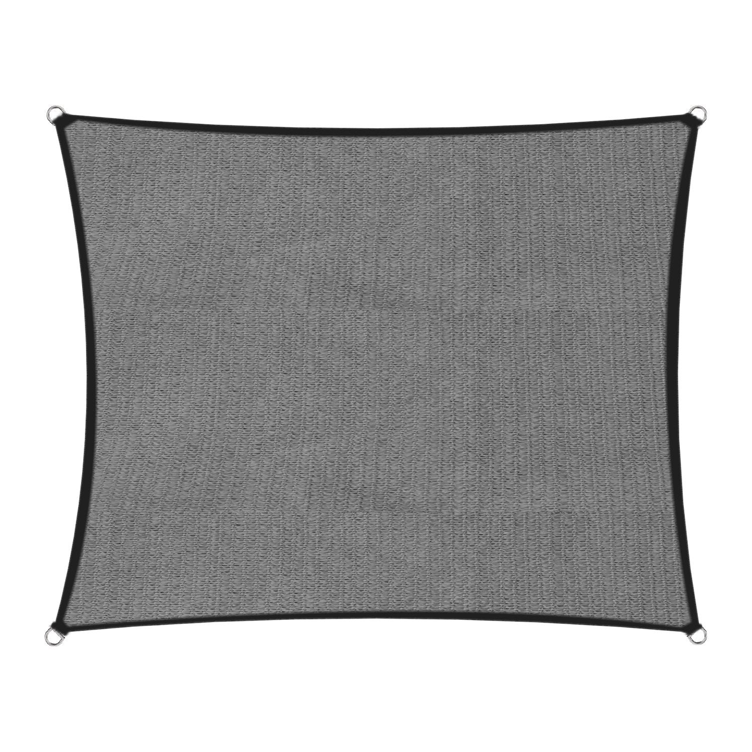 Wallaroo 280 GSM Waterproof Shade Sail Canopy Grey 3m x 3m - UV Protection - SuperSaverAU - view 1