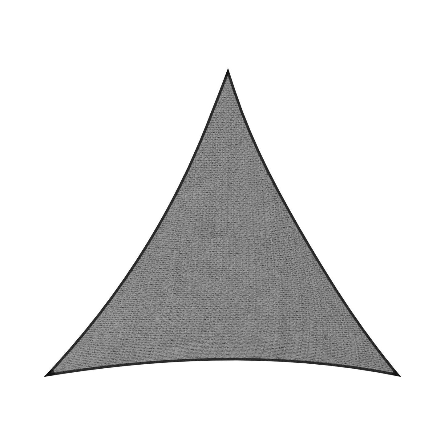 Wallaroo Triangle Shade Sail 3.6 x 3.6 x 3.6M - Grey, Blocks 95% UV Light, Easy Install
