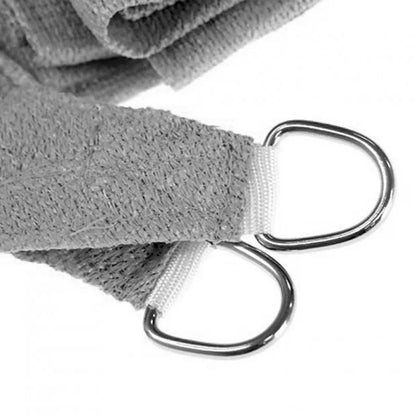 Wallaroo Triangle Shade Sail 3.6 x 3.6 x 3.6M - Grey, Blocks 95% UV Light, Easy Install