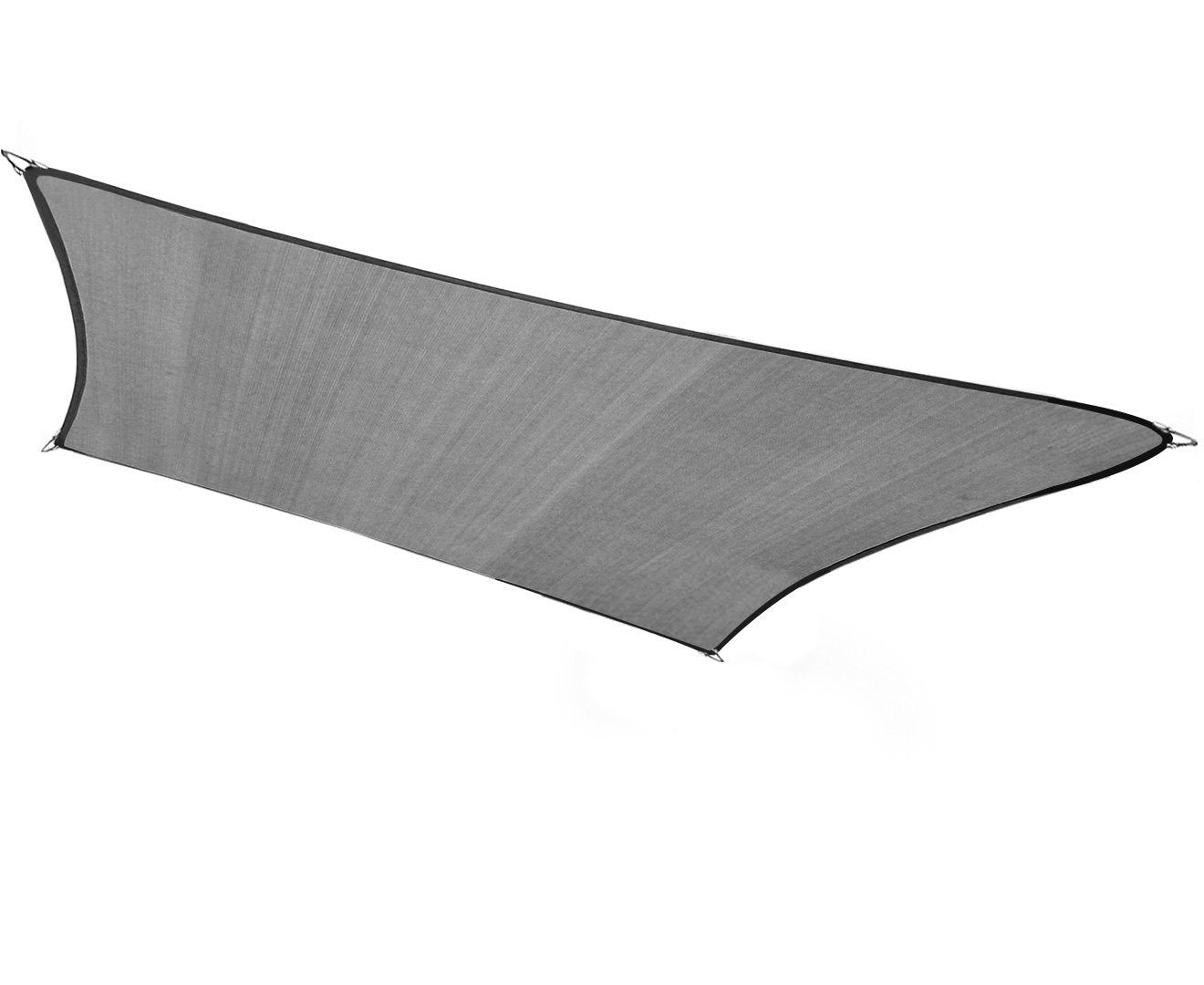 Wallaroo Shade Sail 3m x 2.5m - Grey, UV Block, Breathable Fabric, Easy Install