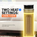 Pronti Ceramic Tower Heater 2000W with Remote Control & Oscillating Base 86cm - SuperSaverAU - view 2