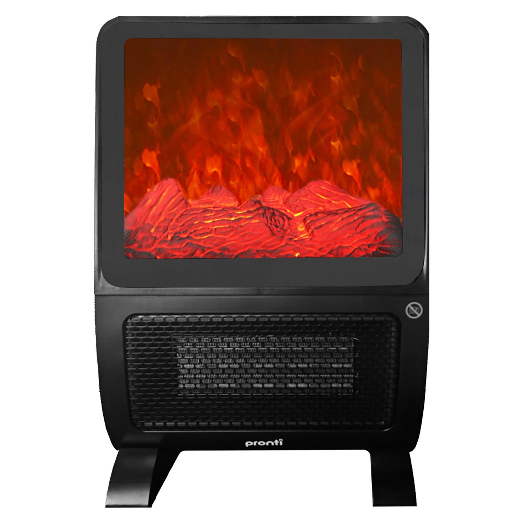 Pronti 2000W 3D Fire PTC Electric Portable Room Heater - SuperSaverAU - view 2
