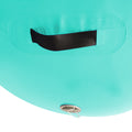 Powertrain Inflatable PVC Gymnastics Air Barrel Exercise Roller - Green, 120 x 75cm