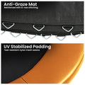 Kahuna Orange 6ft Anti-Graze Trampoline Mat & Safety Pad Set