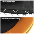 Kahuna Orange 10ft Anti-Graze Trampoline Mat & Safety Pad Set