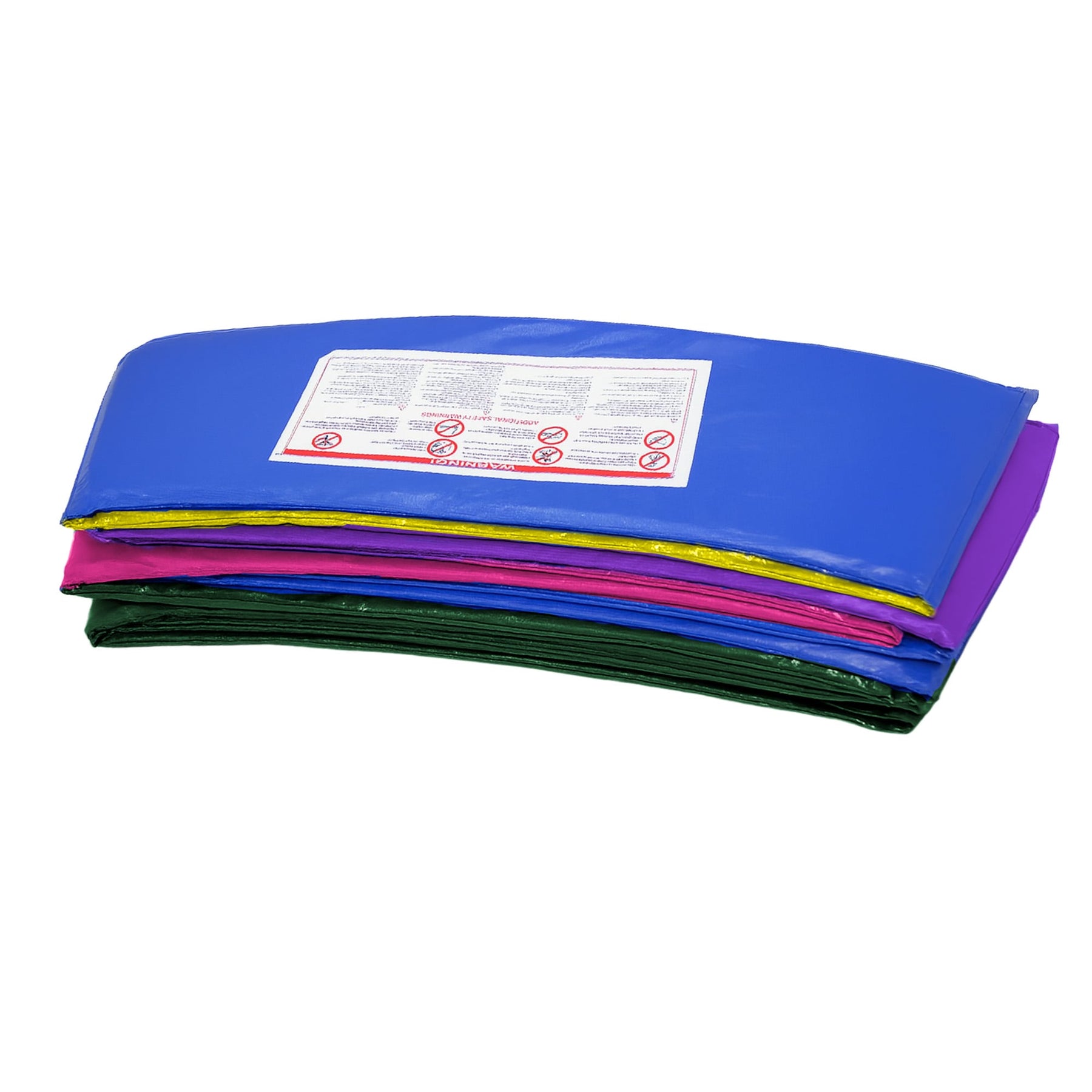 Kahuna Rainbow 10ft Anti-Graze Trampoline Mat & Safety Pad Set