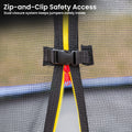 Kahuna Purple 6ft Trampoline Safety Pad & Net Set with Double-Lock Entry