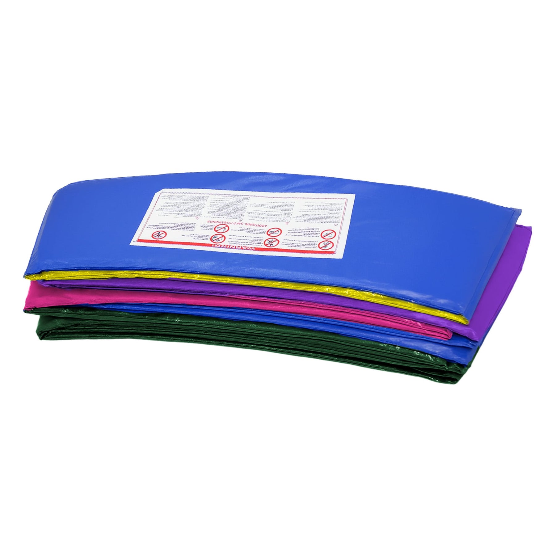 Kahuna Rainbow 6ft Trampoline Safety Pad & Net Set with Double-Lock Entry