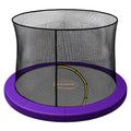 Kahuna Purple 10ft Trampoline Safety Pad & Net Set with Double-Lock Entry