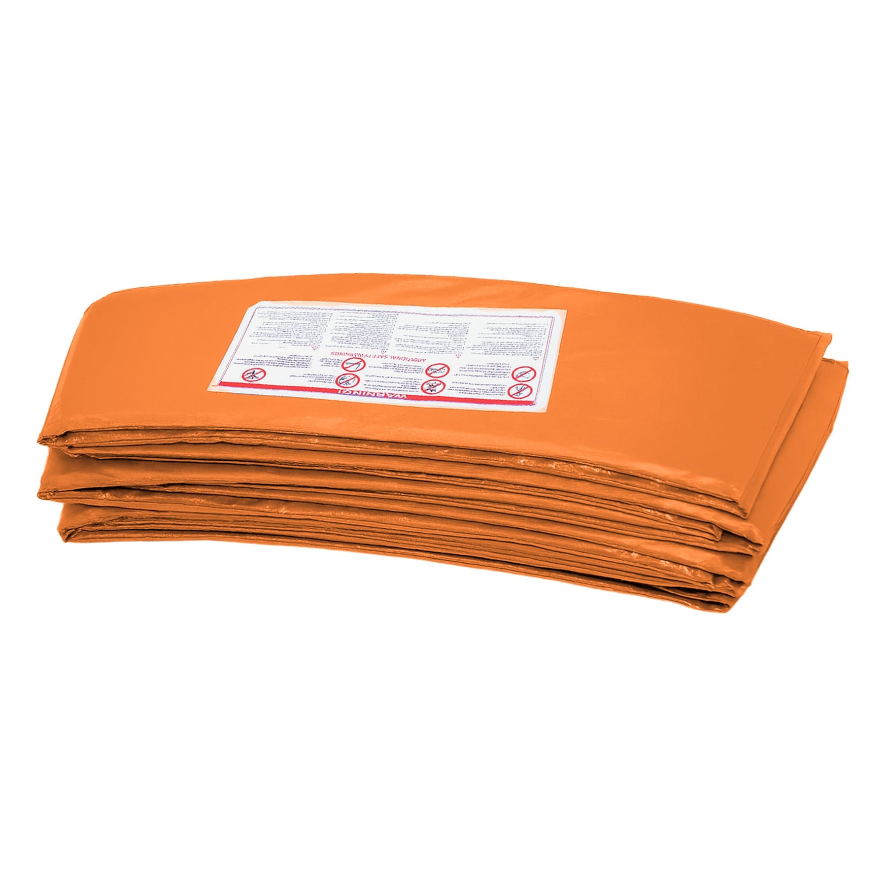 Kahuna Orange 16ft Trampoline Safety Pad & Net Set with Double-Lock Entry