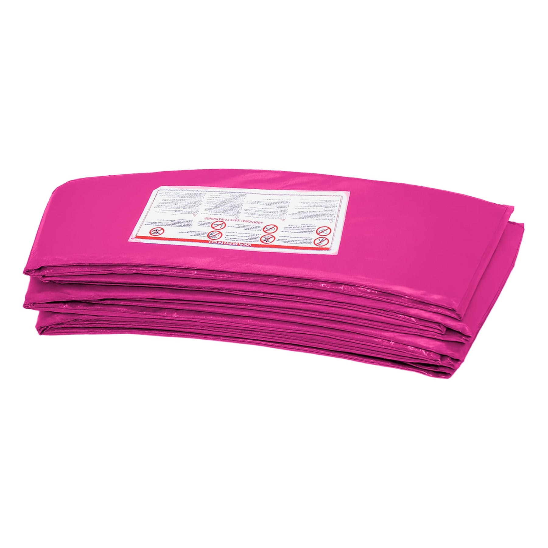 Kahuna Pink 16ft Trampoline Safety Pad & Net Set with Double-Lock Entry