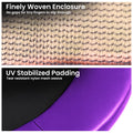 Kahuna Purple 16ft Trampoline Safety Pad & Net Set with Double-Lock Entry