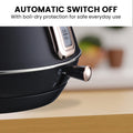 Pronti 1.7L Kettle - Rose Trim Stainless Steel, Black - SuperSaverAU - view 6