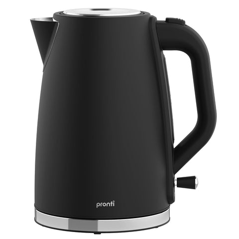Pronti Silver Noir 1.7L Electric Kettle