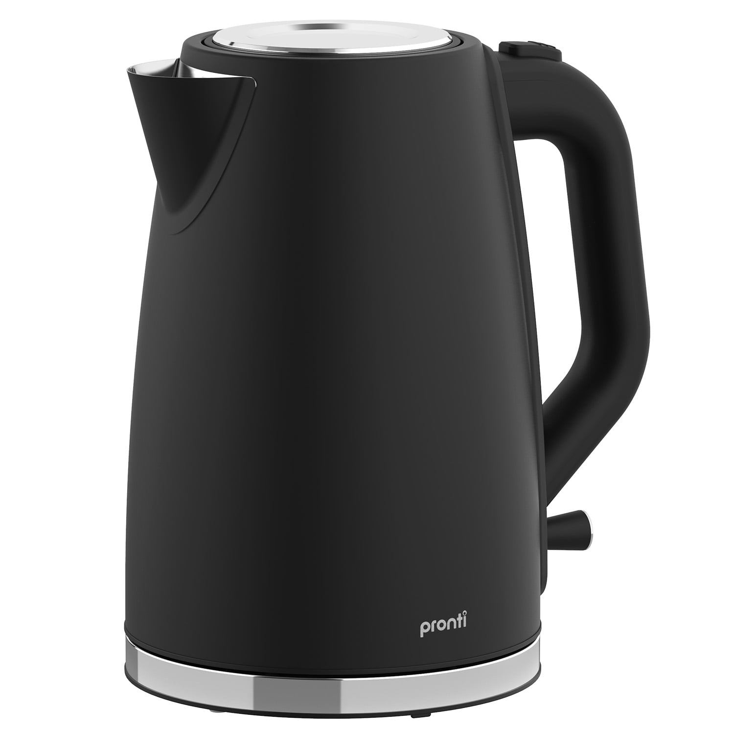 Pronti Silver Noir 1.7L Electric Kettle