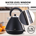 Pronti Rose Trim Collection Toaster & Kettle Bundle - Black - SuperSaverAU - view 6