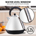 Pronti Rose Trim Collection Toaster & Kettle Bundle - White - SuperSaverAU - view 6