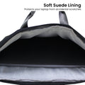 Klika Water-Resistant Laptop Sleeve Bag for 13.3” Laptops, Black, Lightweight - SuperSaverAU - view 4