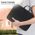 Klika 15.6” Water-Resistant Laptop Sleeve Bag - Lightweight, Soft Suede Lining - SuperSaverAU - view 3