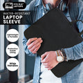 Klika 15.6” Water-Resistant Laptop Sleeve Bag - Lightweight, Soft Suede Lining - SuperSaverAU - view 5