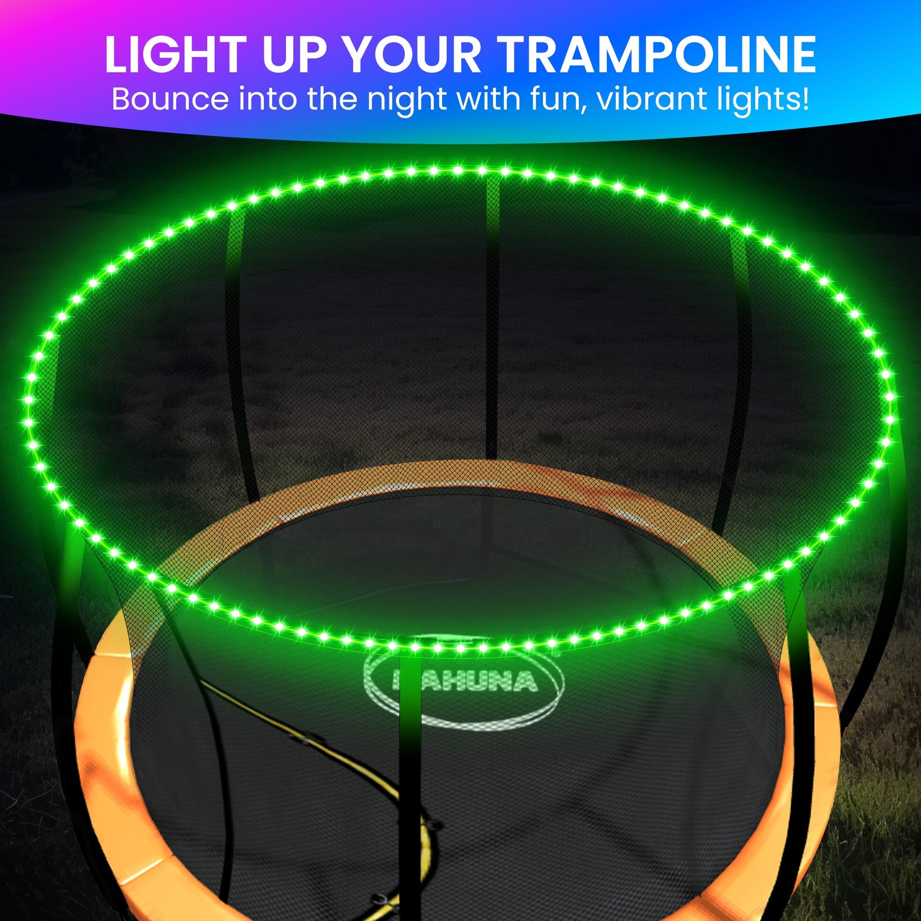 Kahuna LED Kit Suits 14ft-16ft Trampolines Multi-Colour Smart Motion Sensor Lighting with 16 colours - SuperSaverAU - view 8