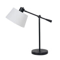 Sarantino Adjustable Metal Table Lamp, Black, 15-Degree Swing, Rust-Resistant - SuperSaverAU - view 1