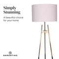 Sarantino Gradient Finish Tripod Floor Lamp - Elegant Home Decor - SuperSaverAU - view 5