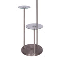 Sarantino Floor Lamp with Glass Shelves, 44 x 35 x 167.5cm, Space-Saving Design - SuperSaverAU - view 1