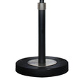 Sarantino Black Metal Table Lamp with Linen Shade - Elegant Design - SuperSaverAU - view 3