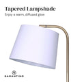 Sarantino Marble & Metal End Table Lamp - Adjustable Height - SuperSaverAU - view 5