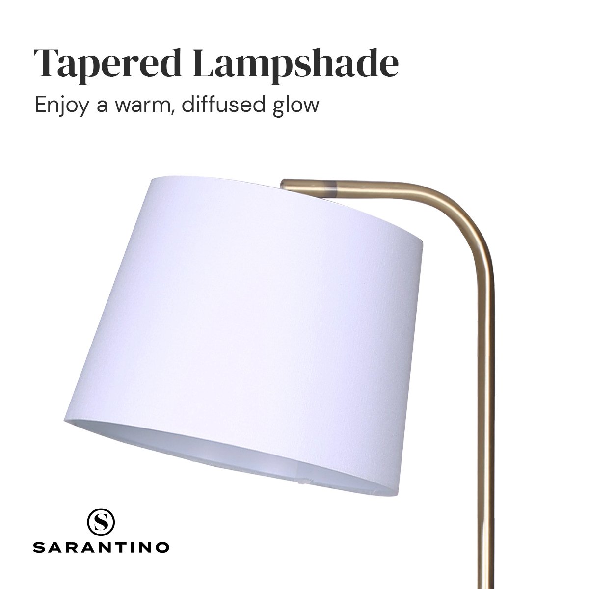 Sarantino Marble & Metal End Table Lamp - Adjustable Height - SuperSaverAU - view 5