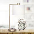 Sarantino Metal Task Lamp with USB Charging Port, 29.5x22x48cm, Antique Brass Finish - SuperSaverAU - view 1