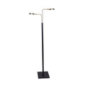 Sarantino LED Floor Lamp, 2 Adjustable Lights, Brushed Gold & Black, 51 x 148cm - SuperSaverAU - view 1