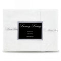 Laura Hill 750 Thread Count Pure Cotton Queen Bed Sheet Set 4 Piece Gift Pack - White - SuperSaverAU - view 1