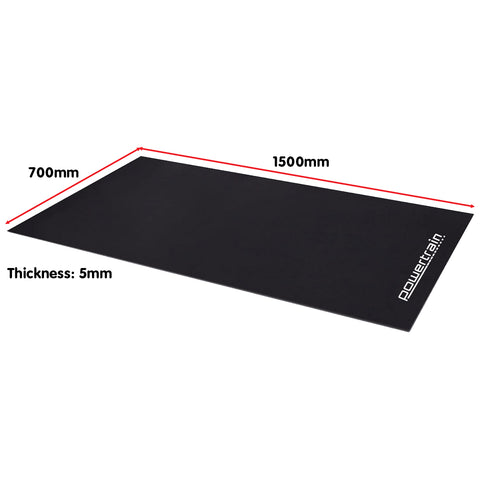 Powertrain Non-Slip EVA Exercise Equipment Floor Mat - 1500 x 700 x 5mm