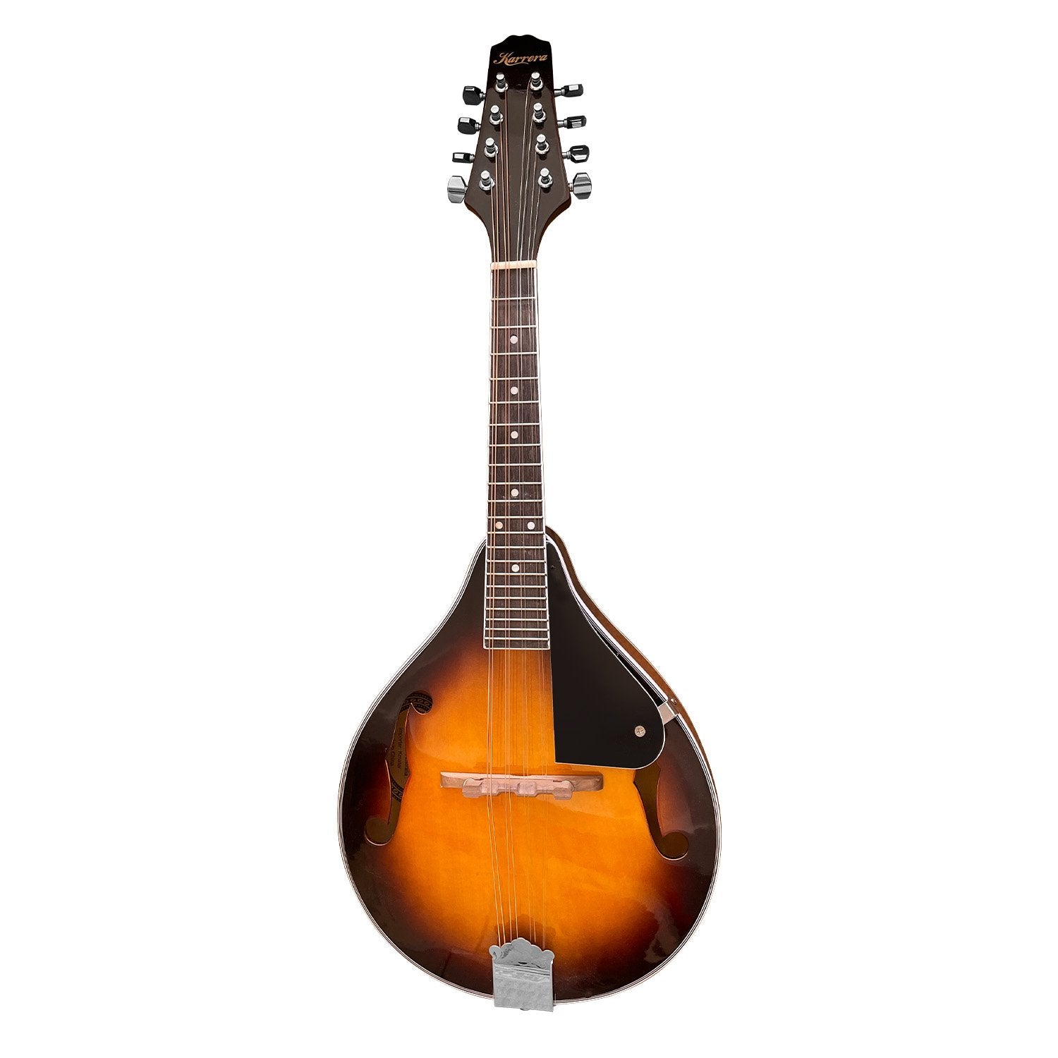 Karrera Traditional Sunburst Mandolin with Gig Bag and Strap