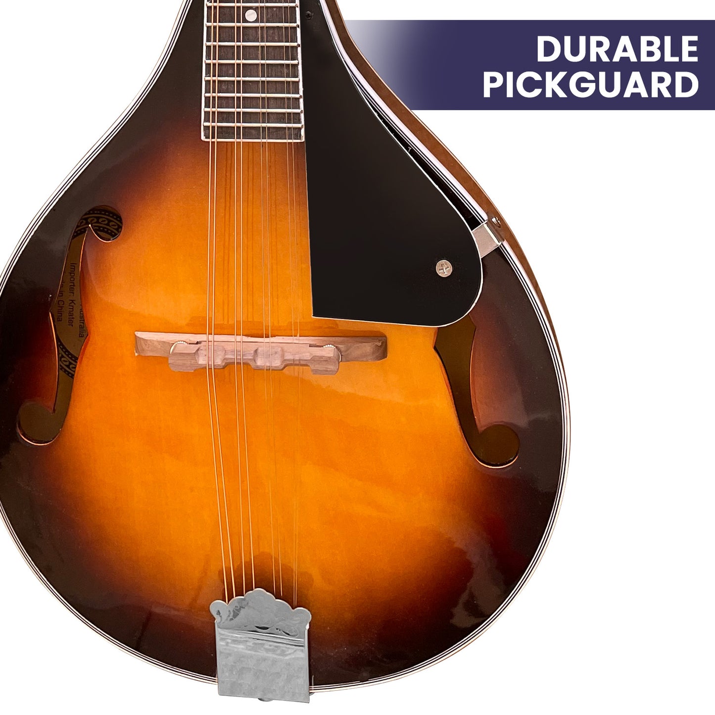 Karrera Traditional Sunburst Mandolin - 8-String Acoustic